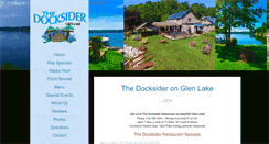 Desktop Screenshot of docksiderrestaurant.com