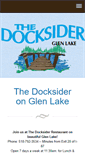 Mobile Screenshot of docksiderrestaurant.com